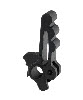 Anvil SV Crocodile Type Hammer & Sear Set  for Marui Hi-capa 4.3 / 5.1 (Black)	 